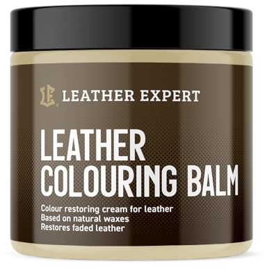 Leder Reparatur Set 250ml – Lederfarbe Creme - Lederpflege Auto - Ledersofa Pflegemittel - für Naturleder, Verblasstes und Leicht Abgenutztes - ausreichend für 2-Sitzer-Sofa und 2 Sessel