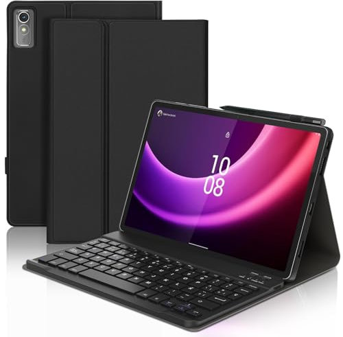IVEOPPE Teclado para Lenovo Tab P11 (2nd Gen) 11.5, Teclado Español Ñ Bluetooth Inalámbrico Extraíble para Tablet Lenovo Tab P11 de 2.ª Generación, Negro