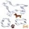 Yaryang 3er Set Hund Keksausstecher Ausstechformen aus Edelstahl Dackel Geschenke Hund Ausstecher zum Backen für Hunde Kekse oder Leckerlis Hundekekse Deko(Dackel, Hundekrallen, Knochen)