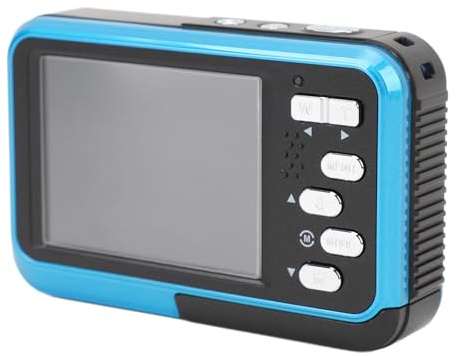 11 Fuß Wasserfeste Kamera, 48 MP 128 GB Erweiterbare Unterwasserkamera für den Outdoor (Blue)