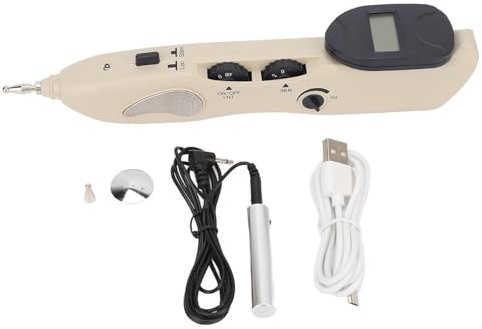 Pluma De Masaje De Pulso, La Acupuntura Eléctrica Meridian Pen, 10 Niveles De Sensibilidad De Intensidad De Pulso Ajustable, Encontrar Automáticamente Los Puntos De Acupuntura