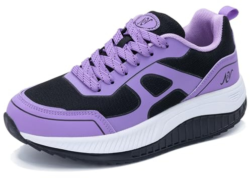 RomenSi Women Orthotic Arch Support Walking Sneakers for Plantar Fasciitis
