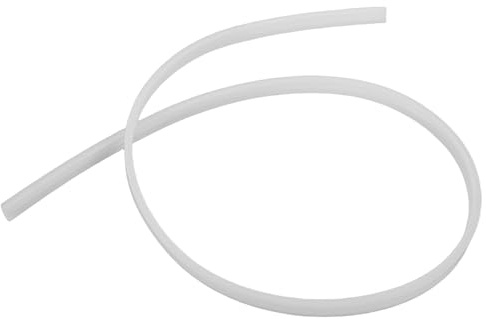 LED Streifenlichtkanal 10mm aus Pvc, Flexibel Gebogen für Innen | Diffusorkanal für Streifenlicht, Weiße Wandmontage, Installieren, Gleichmäßige Helligkeit