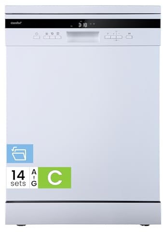 COMFEE' Full Size Freestanding Dishwasher, 14 Place Settings, White