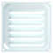 Brinox B70210D - Rejilla de ventilación (10 x 10 cm) color lacado blanco