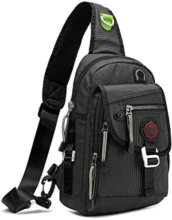 Nicgid Sling Bag Brust Schulter Rucksack Umhängetaschen für iPad Tablet Outdoor Wandern Herren Damen
