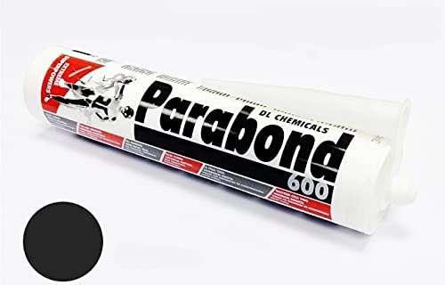 PARABOND 600 | Montagekleber - EXTRA STARKER Wasserfester (UNTERWASSER) Kleber | Hybrid MS Polymer | Hohe Elastizität für Nasse & Trockene Oberflächen – Baukleber für Innen & Außen (schwarz)