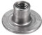 sourcing map 30Stk M5x15x1,2mm T Mutter Kohlenstoffstahl Befestigungsmaterial Befestigungsbefestiger Durchgangsloch Flanscheinsatz Innengewinde