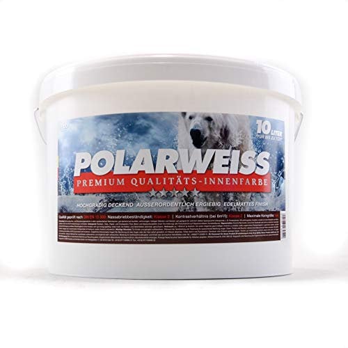 Innenwandfarbe Polarweiss weiss matt 10l