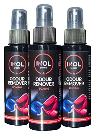 Inol ODOUR REMOVER - completely eliminates bacteria and odours. Spray into boxing gloves, boots, hand wraps. X 3 100ML