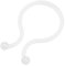 sourcing map 50 Stk. Twist Lock Kabelbinder Nylon U Form Platz Sparen Weiß 22mm Durchmesser