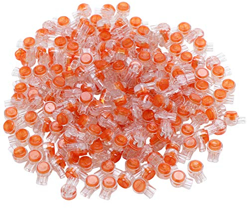 WiMas 400 Stück UY Stoßverbinder, K1 Typ Abzweigverbinder, Kabelverbinder, Knopfkabel, Datenkabel, Telefonverbindungen