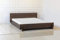 Tesla Dreams Holzbett Alex 140x200 - Design Massivholzbett - Tannenholz, Lackierung mit Bio-Öl. (Schokolade, 140x200)