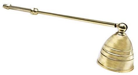 NKlaus Kerzenlöscher aus Messing gold Kopf beweglich Dochtlöscher Kerzenwerkzeug 2180