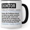 Tasse Doktor lustig, Doktor Geschenk, Spruch Doktorand Doktortitel Kaffeebecher Geschenkidee, Kaffeetasse Beruf Doktorarbeit Promotion Promovieren Teetasse Dissertation Becher