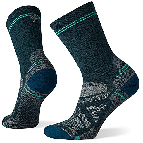 Smartwool Women's Women's Hike Light Cushion Crew Hiking Socks, Twilight Blue, M UK