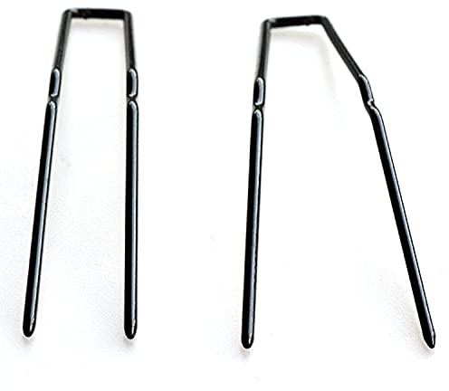 WalBryka Haarnadeln in U-Form, Haarknoten aus Metall, mit tragbarer Box, Haar-Accessoires für Damen, 12 Stück (7,6 cm, schwarz)…