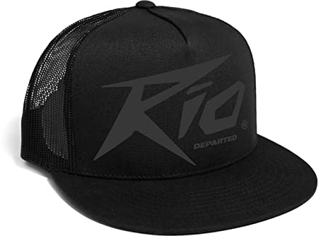 DEPARTED Herren Mesh Trucker Hat mit Print/Motiv - Snapback Cap - No. 330, Black