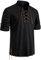 LucMatton Herren Retro Schnürung Mittelalter Kostüm Shirts für Halloween Cosplay Wikinger Pirat Steampunk Vampir Renaissance Gothic Viktorianische Kleidung Schwarz X-Large