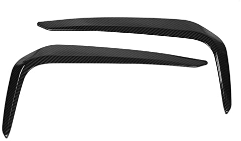 GMHB Für B&MW 5er M Sport G30 2017-2018 2 Stück Kohlefaser Stil Auto Nebelscheinwerfer Lampe Augenbraue Augenlid Abdeckung Trim Aufkleber