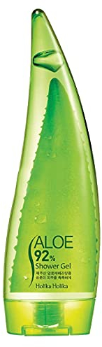 Holika Holika Aloe 92% Shower Gel Feuchtigkeitsspendendes Duschgel Aloe Vera 92% Beruhigt durch UV-Strahlen gereizte Haut Beruhigende und erfrischende Wirkung Parabenfrei 250ml