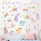 HSDSH Pegatinas de Pared Unicornio Adhesivos Pared Decorativos Infantil Vinilos Pared para Habitación Niña Bebés Guardería para Navidad
