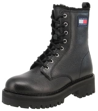 Tommy Hilfiger TJW URBAN BOOT TUMBLED LTR WL, schwarz(black), Gr. 37