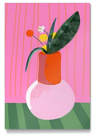 artboxONE Galerie-Print 150x100 cm Mio Vaso Pinky Love hochwertiges Acrylglas auf Alu-Dibond von Ute Arnold