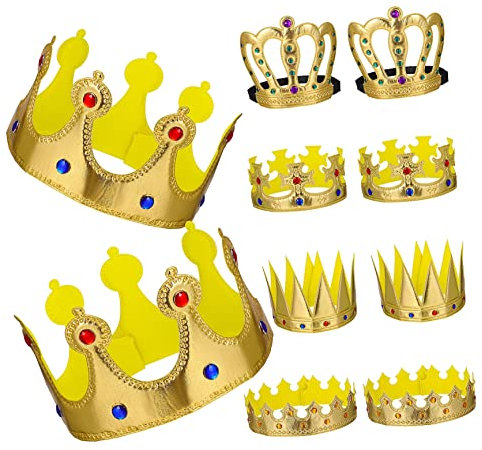 ibasenice 10 STK Krone Geburtstagshut Kristall-Tiara Tiara-Stirnband Für Mädchen Aurora Crown Girls Aurora-Tiara Abschlusskönig 2023 König Kostümzubehör Abschlussball Kind Tuch