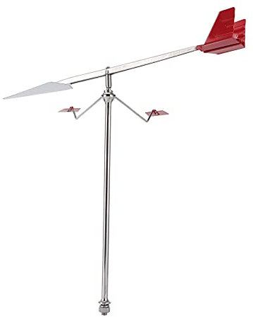 Girouette de Bateau, Girouette Marine Indicateur de Direction du Vent en Acier Inoxydable 304 pour la Navigation de Bateau de Yacht