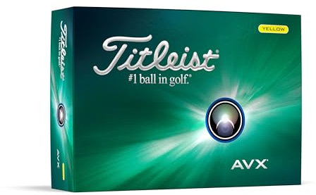 Titleist AVX Golf Ball, Yellow