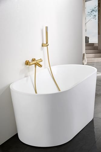 IMEX BTM039-4OC MONZA Kit Baño/Ducha Termostatico Oro Cepillado