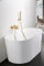IMEX BTM039-4OC MONZA Kit Baño/Ducha Termostatico Oro Cepillado