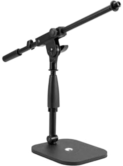 OMNITRONIC TMI-1 - Trípode para micrófono de mesa con horca