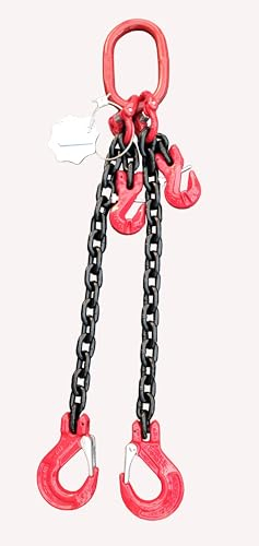 Anschlagkette 2-Strang mit Verkürzung 8mm Tragf.:2800kg KettengehängeLänge:2m