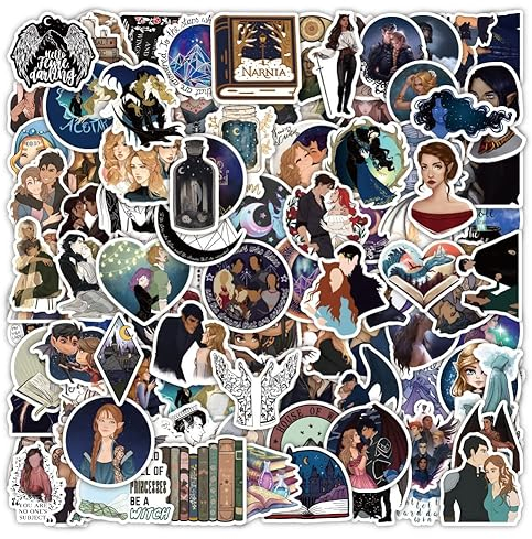 Acotar Aufkleber Acotar Sticker Set 100 Stücke Niedlich Deko für Auto Laptop Skateboard Fahrrad Moped Motorrad Fahrrad Computer,Geeignet für Erwachsene Kinder