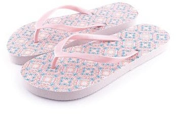R-ISLAND Flip-Flop Donna,Infradito Estate Donna,Adulto,Per Spiaggia,Piscina,Casa., Rosa Disegno, 36 EU