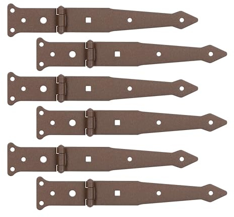 Alberts 822101 DURAVIS Werfgehänge | rostbraun duplexbeschichtet | Größe 202/77 x 48 mm | 6er Set