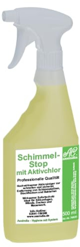 Schimmel-Stop Schimmelentferner mit Aktivchlor 500ml Sprayer
