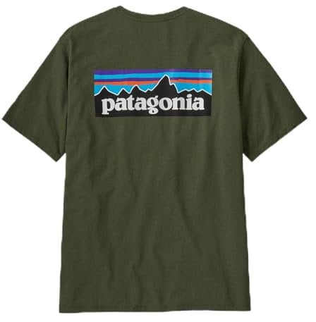 Patagonia Men's M's P-6 Logo Responsibili-tee T-Shirt, Torrey Pine Green, M