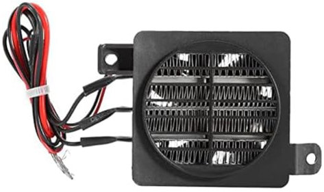 Jrpzcv 1 Pièces Thermostatique Céramique Chauffage Déshumidification de L'Air Radiateur Soufflant DC Radiateur Soufflant PTC (24 V 200 W)