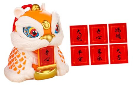 Erwachende -Statue, Ornament, Frühlingsfest-Figur, Tischfigur für Tischdekoration, Orange