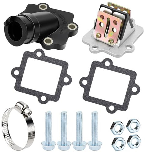 Membranblock mit Ansaugstutzen und Dichtungen Set für Yamaha Aerox für Yamaha Jog 50cc 2-Takt-Roller-Moped
