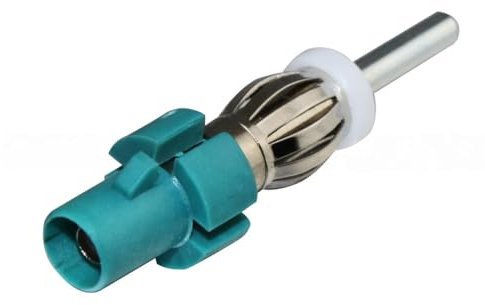 Panlouting Universal Fakra Z zu DIN Adapter | Fakra Z Stecker zu Motorola DIN Stecker für DAB/FM Radio Antenne | Kompatibel mit Audio Kopf Einheit Stereo Empfänger für Auto, LKW, SUV