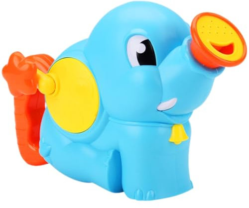 KONTONTY Jouet de Bain Éléphant en Plastique Léger pour Garçon et Filles, Arrosoir Facile à Saisir, Bain Jeu la Piscine