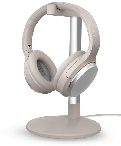 Avantree Eon 3D - TV-Funkkopfhörer mit virtuellem 7.1-Surround | 60 Std. Laufzeit, Bongiovi V3D für virtuellen 7.1-Surround, tiefe Over-Ear-Polster, Ladestation und austauschbarer Akku