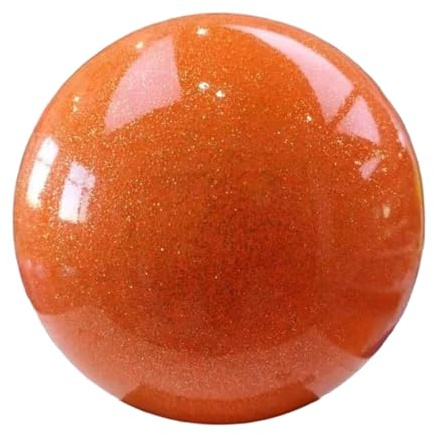 Milageto Rhythmischer Gymnastikball, 18 cm, professionelles Technik-Fitnessgerät für Fitness- und Leistungstraining, Orange