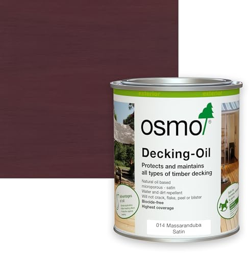 Osmo Massaranduba Exterior Wood & Decking Oil 014 750ml