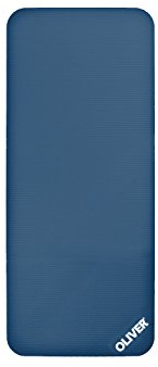 Oliver Gymnastikmatte Yogamatte Pilates Fitnessmatte 60cm breit und 1,40/1,80cm lang (Blau, 140x60cm)