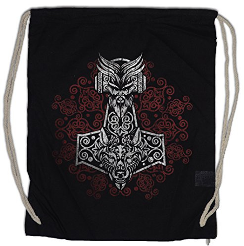 Urban Backwoods Thors Hammer Ornaments Turnbeutel Sporttasche